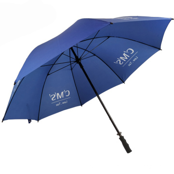 China umbrella factory unique client logo prints shanghai golf big parasol royal umbrella